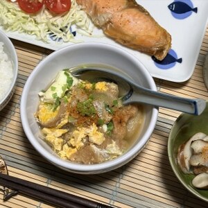 玉ねぎ仙台麩の卵とじ